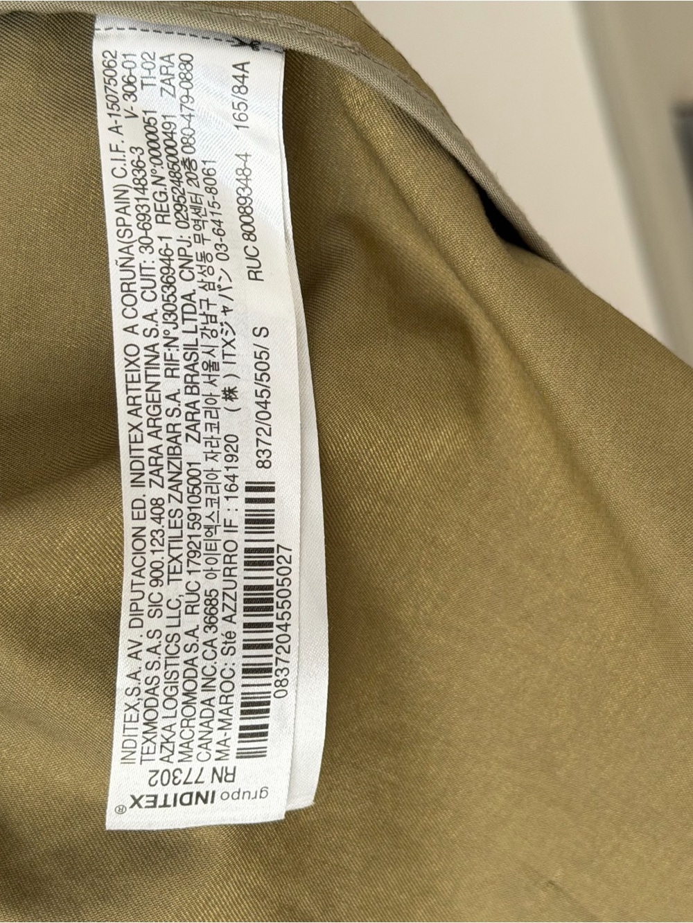 Zara Beige Trench Coat with Belted Waist - Picture 3 of 6